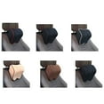 thumbnail image 4 of Baohd Fiber Auto Car Neck Pillow Breathable Fabric With Enhanced Comfort And Support Relaxing Support Black coffee edge, 4 of 6