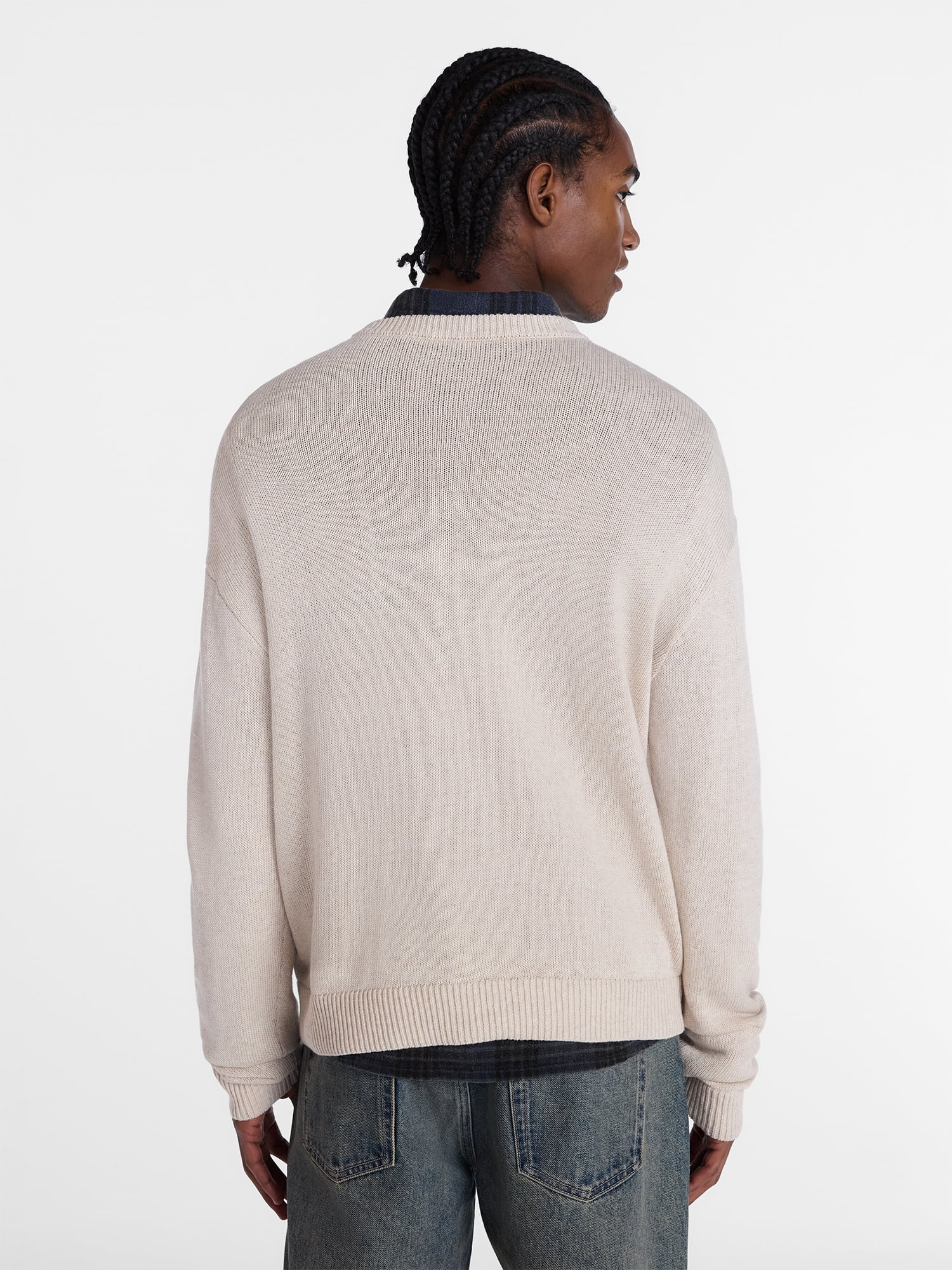 No Boundaries Western Graphic Oversized Fit Sweater, Men's Sizes XS-5XB