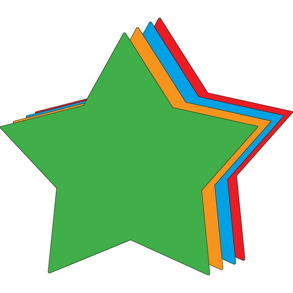 Die-Cut Magnetic - Super Assorted Color Star