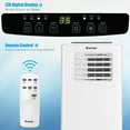 thumbnail image 3 of Costway 6000 BTU (10000 BTU ASHRAE) Portable Air Conditioner Air Cooler& Dehumidifier & Fan Modes, 3 of 10