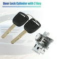 thumbnail image 6 of Unique Bargains Front Left Driver Side Door Lock Cylinder with 2 Keys for Honda Accord 2008 - 2013 72185-TA0-A01, 6 of 7