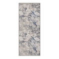 thumbnail image 2 of GENIMO 2'x10' Runner Rug, Washable Non Slip Soft Abstract Hallway Runner for Kitchen Entryway Laundry Room, Blue Greige, 2 of 7