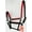 Black/Red, variant on Horse English Padded Leather Western  Show Halter Salmon Full 803209SMF