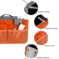 thumbnail image 2 of AMERTEER Organizer Insert Bag Polyester 20L Grande Capacité Cosmétique Housse de Voyage Multicolore Portable Sac à Main, 2 of 8