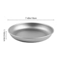 thumbnail image 2 of Vjnyvs Titanium Round Plate Ultralight Camping Plate Outdoor Dinner Plate for Camping Barbecue Hiking Backpacking Home Kitchen, 2 of 6