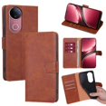 thumbnail image 1 of For vivo V50 5G Case Leather Phone Cover with RFID Blocking Wallet - Black, 1 of 5
