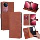 thumbnail image 1 of For vivo V50 5G Case Leather Phone Cover with RFID Blocking Wallet - Black, 1 of 5