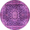 thumbnail image 1 of Ahgly Company Indoor Round Persian Purple Traditional Area Rugs, 7' Round, 1 of 4