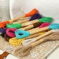 thumbnail image 3 of Langgg Color Hemp Rope Roll Making Tool 100 Cotton rope colorful twine macrame cord string thread Handmade String accessory DIY cord White 2mm x 25m 1Set, 3 of 6