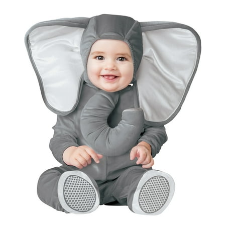 Baby Elephant Unisex Infant Grey Zoo Animal Halloween Costume