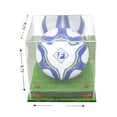 thumbnail image 2 of Deluxe Acrylic Soccer Ball Display Case with Red Risers, Mirror and Turf Base (A027-MRRTB), 2 of 5