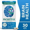 thumbnail image 3 of (3 pack) Neuriva Brain + Eye Health Supplement, Support for Brain Health & Eye Support, 30ct Capsules, 3 of 12