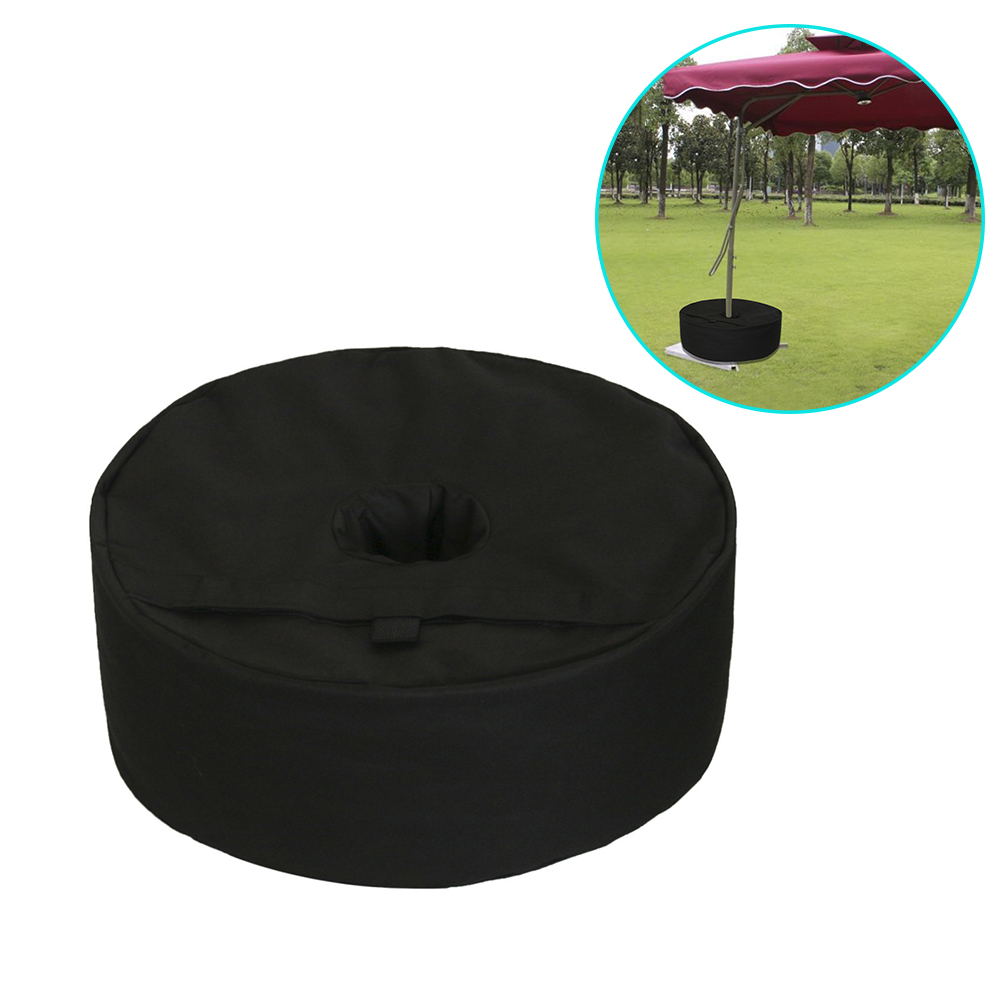 Sandbag for Umbrella Base Canopy Weight Bag 18.9" Round Sandbags for Outdoor Sunshade Beach Tent
