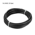 thumbnail image 3 of Uxcell 14AWG Flexible Soft Electric Wire Strands of Tinned Copper Wire Silicone Black 1pcs, 3 of 4