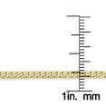 thumbnail image 4 of Primal Gold 10 Karat Yellow Gold 2.2mm Flat Beveled Curb Chain, 4 of 6