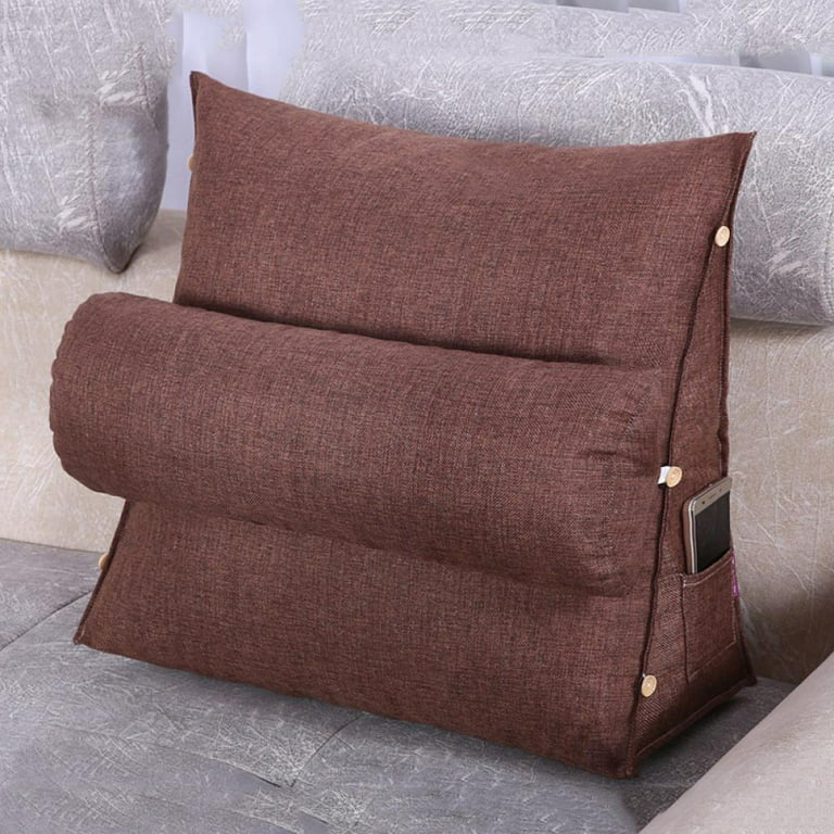 Adjustable Support Cushion,cotton Linen Headrest Backrest Triangle