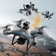 thumbnail image 5 of Pisexur Electrónica para Hombres Drone con Cámara 1080p Cuadricóptero Aéreo con Control de Altitud, Ajuste de Velocidad Sin Cabeza, Control Remoto, Juguetes UAV, Regalos para Niños y Niñas Electrónic, 5 of 9