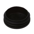 thumbnail image 5 of 36 X Redonda Tapas de Cubiertas Insertadas de Plastico Negro 50mm Dia Tapa de Tuberia, 5 of 5