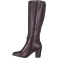 thumbnail image 3 of Giani Bernini Women's Rozario Leather Closed Toe Over Knee Fashion Boots Black Size 9.5M-WC, 3 of 6