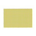 thumbnail image 2 of Rocae Yellow Checkboard Printed Heat Resistant Place Mats,Classic Hemstitch Cloth Fabric Placemats Imitation Linen Place Mat Table Mats 18x12 inch, 2 of 9