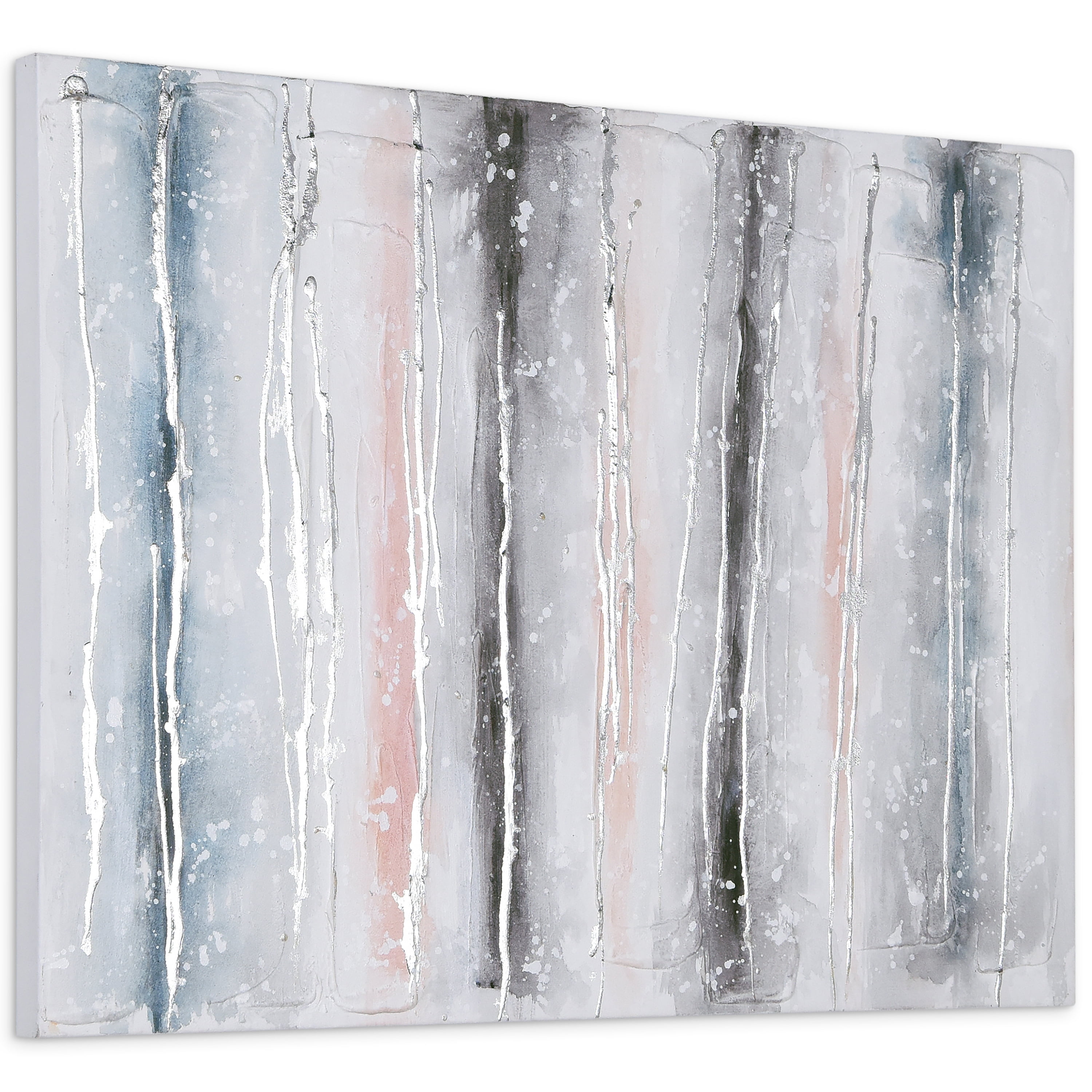 Empire Art Direct Blue Roads Textured Metallic Hand Painted Wall Art, 30" x 40" x 1.5", Ready to Hang