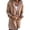 Khaki M, variant on Women's Lapel Jacket Long Sleeved Woolen Coat Slim Jacket Office Pocket Casual Thin Cardigan for Autumn Winter