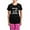 With Pink Pant, variant on CafePress - Gravity Check Pajamas - Women's Short Sleeve Print T-Shirt and Pants Dark Cotton Pajama Set