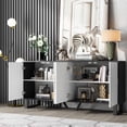 thumbnail image 2 of WIAWG Modern Accent Cabinet Buffet Sideboard with Adjustable Shelves for Living Room Dining Room, 2 of 8