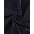 thumbnail image 5 of DARING DIVA Plus Size Holographic Long Sleeve Zip Up Mesh Jackets 1X Blue Purple, 5 of 6