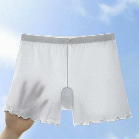 Bnwani Kids Underwear Girls Toddler s Briefs Savings Cotton Plus Size Toddler Shorts Leggings White 130 (10T)