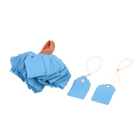 - Garden Yard Plastic Plant Flower Seed Hanging Name Tag Label Marker Blue 100pcs