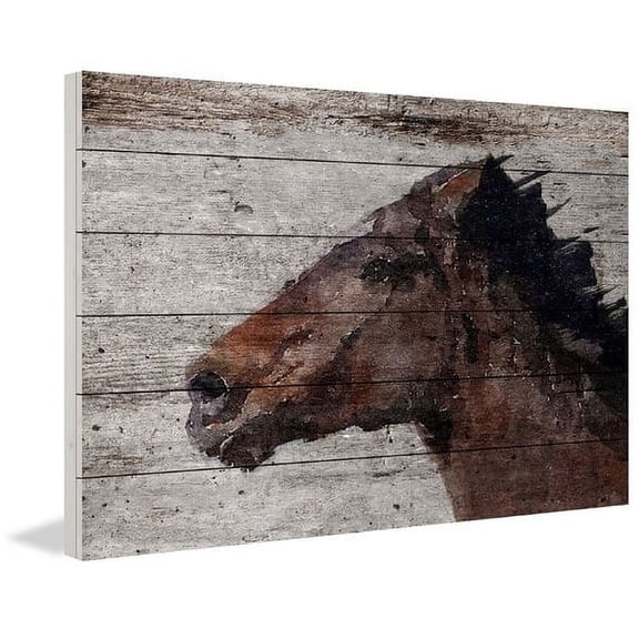 Marmont Hill "Running Wild II" by Irena Orlov Painting Art Print on White Wood