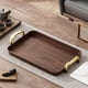 thumbnail image 5 of Tray With Armrests For Storing Teacups Teacups Snacks And Fruitss In The Living Room, 5 of 6