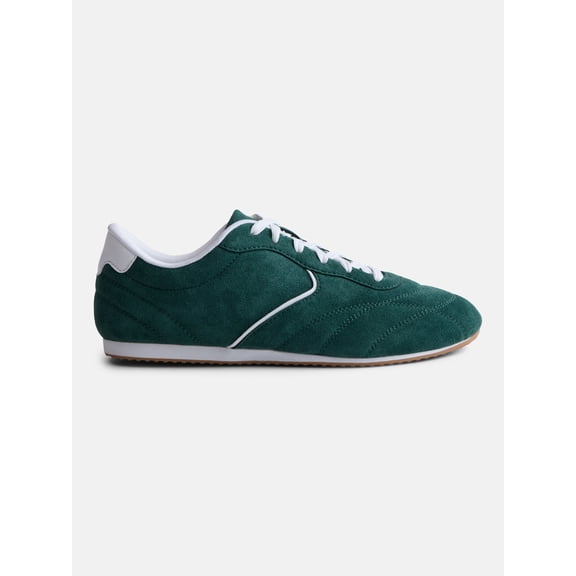 No Boundaries Women's Quilted Lace Up Sneakers