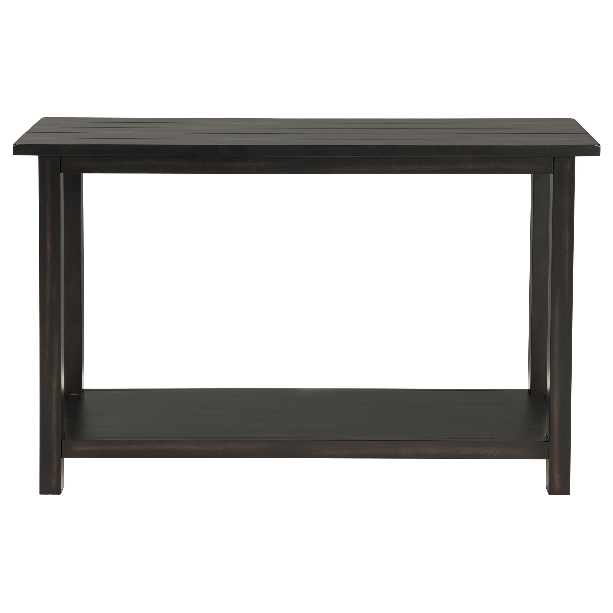 Payne Wood Entryway Sofa Console Table Distressed Java