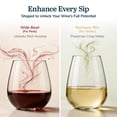 thumbnail image 5 of Libbey Stemless Wine Glasses Set of 12, Dishwasher Safe Set Of Wine Glasses, Perfect for Cocktails, Water, and Outdoor Glassware, 5 of 6
