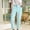 Light blue, variant on Clearance! Delayuji Business Casual Pants for Women Women Fashion Solid Color Elastic Long Pants Leisure Trousers Wide Leg Sweatpants Women Xl Pink