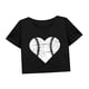 thumbnail image 5 of Top corto de verano para mujer, ropa de calle, camiseta con cuello redondo para caminar, senderismo, mujer SG, 5 of 7