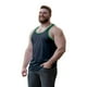 thumbnail image 5 of Verano Salir Tops Ejercicio Muscular Fitness Hombres Respirable sin Mangas Camshoulder Top, Camisa Casual Ligera, 5 of 5