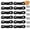 Black, variant on Youersen Elastic Shoe Laces, No-Tie Lacing System for Shoes, Perfect for Sneakers, Colorful, 6 Pack