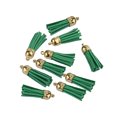 thumbnail image 4 of 10 Pieces Tassels Decorations Accessory Finding Supplies Craft Accessories Jewelry Making Props Tassel for DIY Green, 4 of 7