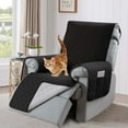 thumbnail image 3 of Aorsher 100% Waterproof Recliner Chair Cover for Home, Non Slip Covers for Recliner Chair with Pocket, Washable Reclining Chair Cover Furniture Protector for Kids, Pets, 3 of 15