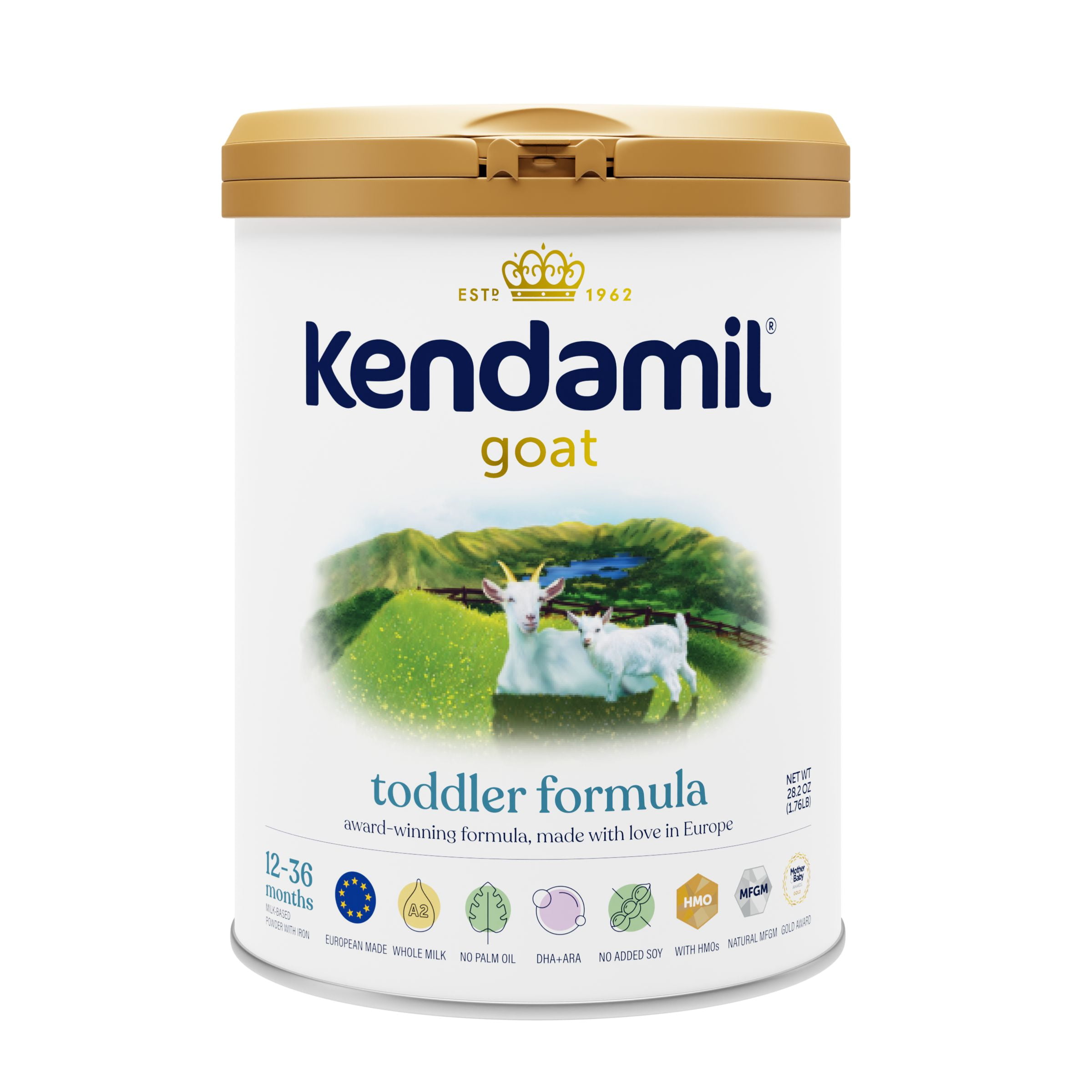 Kendamil Goat Toddler Formula Powder, European, Whole A2 Kendamil Goat Toddler Formula Powder, European, Whole A2