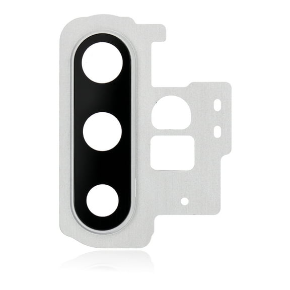 Replacement Back Camera Lens With Bracket / Bezel Compatible For Samsung Galaxy Note 10 Plus / 5G (Aura White)