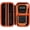Black+ Orange Case, variant on Storage Case Compatible with Brother P-Touch Cube Plus PT-P710BT Label Maker