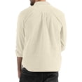 thumbnail image 5 of jjayotai Men's Oxford Shirt Long Sleeve Casual Button down Shirts Regular Fit Dress Shirts, 5 of 6