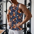 thumbnail image 5 of Cauagu Cute Foxes Print Men's Sleeveless Muscle Shirts,Tank Tops Quick Dry Workout Tank Top Gym Muscle Tee Fitness Bodybuilding T Shirt for Men-Medium, 5 of 7
