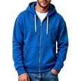 thumbnail image 3 of LWFFDAW Men Oversized Hoodies Long Sleeve Casual Zip Up Hoodie Fall Loose Fit Comfy Y2k Hoodie with Pockets, 3 of 8