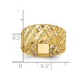 thumbnail image 3 of Bague Tissée Extensible en Or Jaune 14 K, 3 of 4