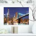 thumbnail image 1 of Manhattan Skyline Panorama - Cityscape Photo Canvas Print, 1 of 3